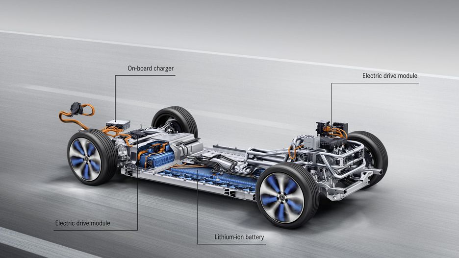 EQC component arrangement on chassis